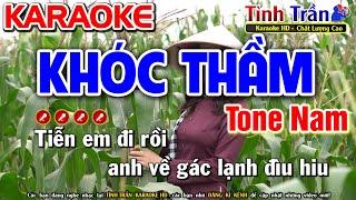 Khóc Thầm Karaoke Nhạc Sống Tone Nam | Liên Khúc Karaoke Trữ Tình Tuyển Chọn