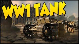 Crossout  WW1 TANK! - British Mk V Build - Dual 76 mm Cannons [Crossout Gameplay]