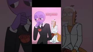 Dame tu cosita - Rainbow Friends - Purple and Orange In marriage ️ #animation #rainbowfriends