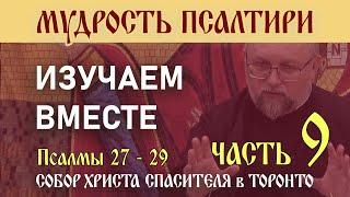 Часть 9.  Мудрость Псалтири: Изучаем вместе  Псалмы 27, 28, 29