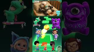 Evolution of Bombombini Gusinil IncrediboxSprunki Song (COVER) vs Tiles Hop Edm Rush Geme play 