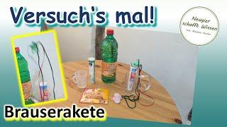 Brauserakete für Kindergeburtstag- Experimente für Kinder - DIY