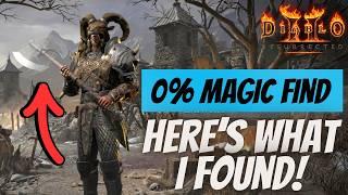 I ran 24 hours of Trav with 0% Magic Find; Here’s what I found! - Diablo 2 Resurrected