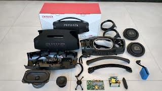 AIWA Boombox Plus Look Inside (Disassembled) Teardown (Desmontada) Por dentro