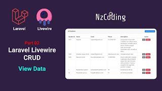 Laravel Livewire Crud | Part 02 | View Data