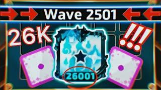 26K SOUL STACKS!? Wave 2500+ Co-op (Soul/Sword/Snow/Scope) - Random Dice