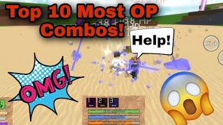 Top 10 Most OP Combos! | Roblox Elemental Battlegrounds