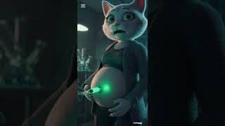 Revenge of the Baby Cat #zombie #catanimation #catshorts