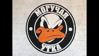 Рисунок на стене "Могучая утка"