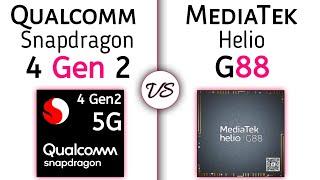 Snapdragon 4 Gen 2 vs Helio G88 | what's better?