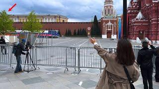 RED SQUARE AFTER THE UAV ATTACK  The atmosphere in Moscow today after the night attack - ⁴ᴷ [HDR]