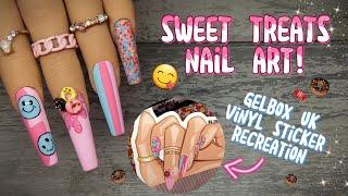SWEET TREAT NAIL ART!  | GELBOX UK MAY MYSTERY BOX TUTORIAL