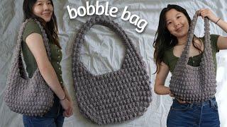 Crochet Bobble Bag Tutorial | Crochet Popcorn Bag