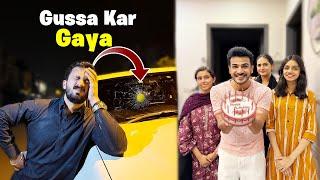 Rajab Ki Gari Ka Shisha Tod Diya || Saliyon Ki Taraf Sy Pre Birthday Surprise