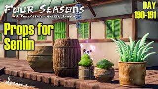 Creating an AVATAR Fan Game! | Props for Senlin Village | [Day 190-191] [Dreams PS4/PS5]