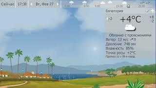 Погода. 26-28 февраля 18 г. Евпатория