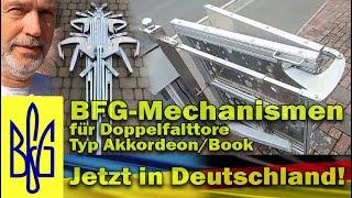 BFG-Bausatz zum Selbermachen für Doppelfalttore Typ Akkordeon/Book–jetzt in Deutschland erhältlich!