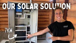 How We Power Our OFF-GRID Island Home: Solar System Tour