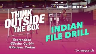 Netball UK - Crazy Catch - Indian File Drill