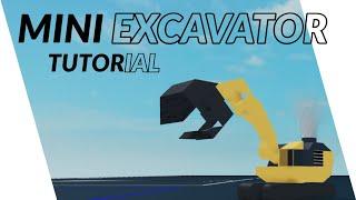 Mini Excavator Tutorial || Plane Crazy