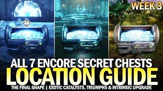 All 7 "Encore" Secret Chests Location Guide (Exotic Catalysts, NES008 & NES009) [Destiny 2]