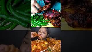 HUNGRY PIRAN VS MADDYEATS   SPICY WHOLE CHICKEN EGG CURRY AND FRIED RICE720P HD