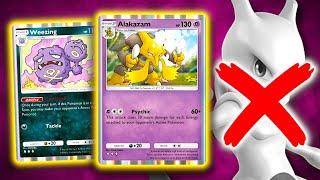 Alakazam/Weezing destroys Mewtwo ex! | Pokemon Pocket