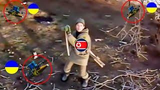 "Ukrainian FPV Drones Relentlessly Destroy Russian Targets and North Korean Infantry"