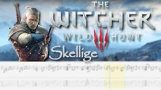 Witcher III Guitar Tab - Skellige - FREE tab - Guitar