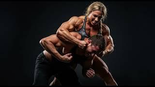 Mixed wrestling Man vs Woman.