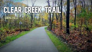 Virtual Running Video with Music: Experience the Beauty of Clear Creek Trail, Iowa, USA