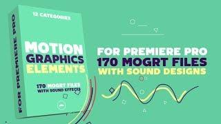 Premiere Pro Template: Motion Graphics Elements Pack