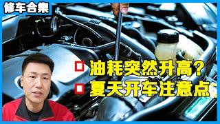 汽车知识合集 | 夏日开车要检查哪些地方？油耗突然升高怎么办？【小韩修车】