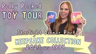 2023 Keepsake Collection "Starlight" Dinner Party vs 1993 "Starbright" Dinner Party | Polly Pocket