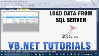 VB.NET Tutorials - Load Data Into DataGridView From SQL Server Database