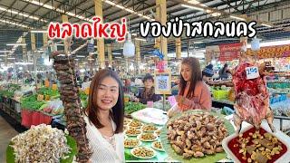 หน้าหนาวของป่าเยอะมาก ตลาดบายพาส สกลนครขายทั้งวัน #อีสานหนาวอีหลี Ep.5