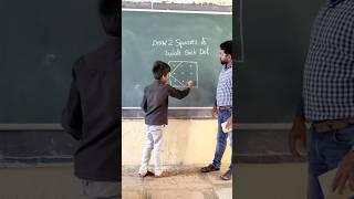 draw two squares to isolate each dot #education #creativeteaching #students #school #youtubeshorts