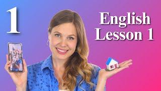 Hi, I'm Beth! - American English Lesson 1 - English for Beginners with Comprehensible Input