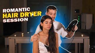 Hair Dryer ASMR: The Perfect Couple's Relaxation Session [4K ASMR]