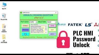 Unlock PLC Omron With Software  Unlock Full Version #unlockplc