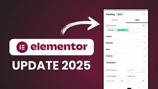 Elementor Update 2025 - DAS sind die NEUEN Features in v4!