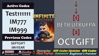 5th New Gift Code Update Infinite Magicraid