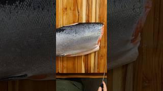 How to Cut Salmon Like a Professional. #salmoncooking #salmon #cookingtips