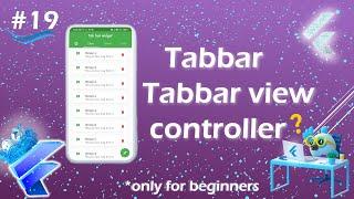 Tabbar widget | Tabbarview flutter | DefaultTabController