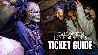 TICKET GUIDE: Halloween Horror Nights 2025 Orlando & Hollywood