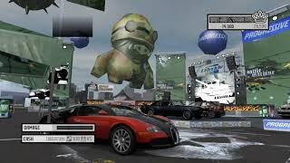 Need for Speed ProStreet: The announcer notices the player's Bugatti Veyron