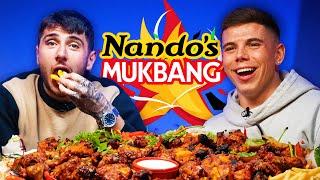 DANNY AARONS REVEALS ALL...!! NANDOS MUKBANG!!