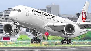 ️ 1 HOUR of GREAT CLOSE UP Aircraft TAKEOFFS & LANDINGS  Osaka Airport Plane Spotting ITAMI [ITM]