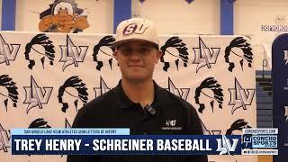 San Angelo Lake View's Trey Henry signs to play baseball at Schreiner University | 4/10/25