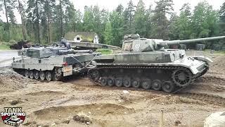 Panzer IV Ausf J towing Leopard 2